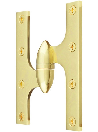 Alternate View of 6 inch x 4 1/2 inch Premium Olive Knuckle Hinge