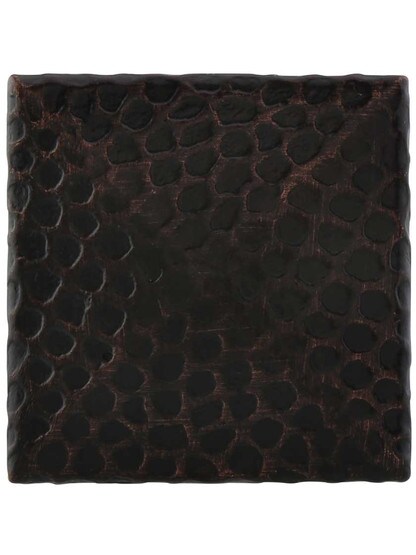 Alternate View 2 of Hammered Surface Pyramid-Style Cabinet Knob - 13/4 inch Square.