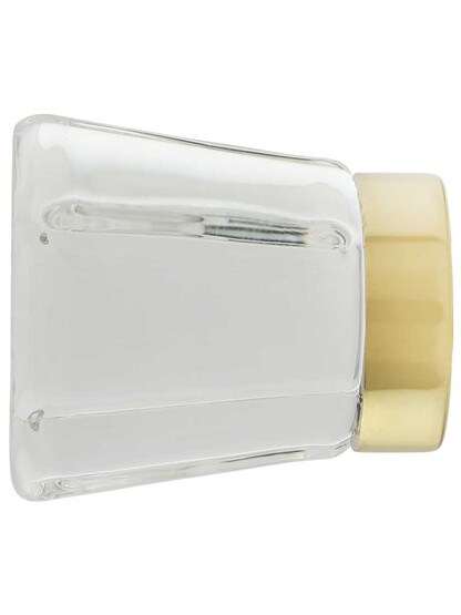 Alternate View of Forza Crystal Glass Cabinet Knob - 1 1/4 inch Diameter.