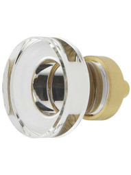 Grayson Crystal-Glass Cabinet Knob - 1 1/4" Diameter