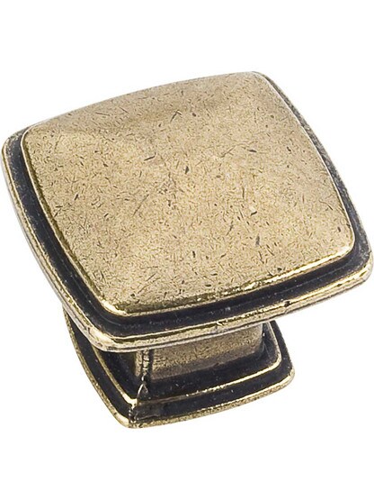 Alternate View 2 of Milan Plain Cabinet Knob - 1 3/16 inch Square.