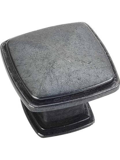 Alternate View 4 of Milan Plain Cabinet Knob - 1 3/16 inch Square.