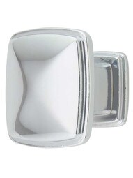 Milan Plain Cabinet Knob - 1 3/16" Square