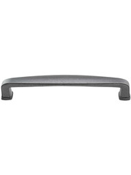 Milan Plain Square Cabinet Pull - 5 inch Center-to-Center in Gunmetal.