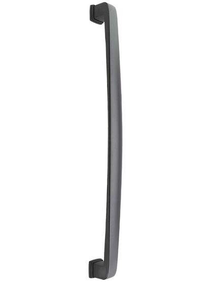 Milan Plain Square Appliance Pull - 12 inch Center-to-Center in Gunmetal.