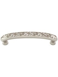Regency Floral Cabinet Pull - 3 3/4" Center-to-Center
