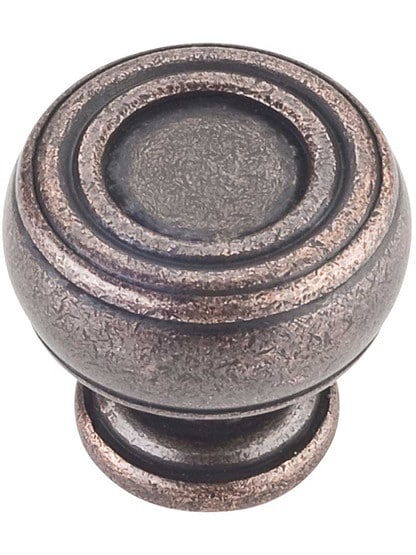 Alternate View 4 of Bremen 2 Ringed Cabinet Knob - 1 3/16 inch Diameter.
