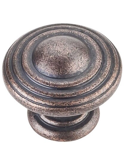 Alternate View 4 of Bremen 2 Ringed Cabinet Knob - 1 1/4 inch Diameter.