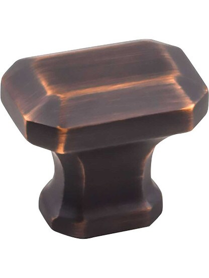 Alternate View 2 of Ella Emerald Cut Cabinet Knob - 7/8 inch x 1 1/8 inch.