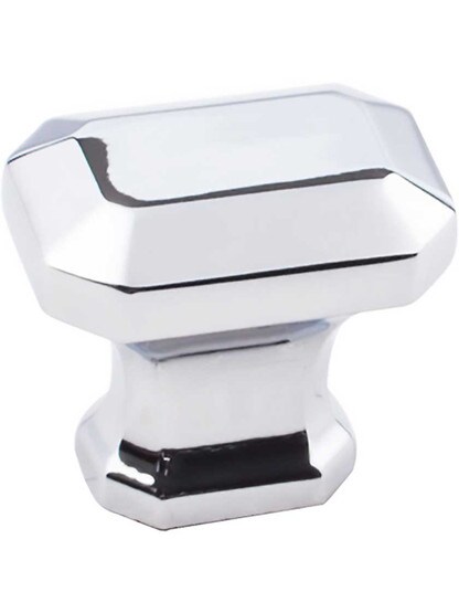 Alternate View 4 of Ella Emerald Cut Cabinet Knob - 7/8 inch x 1 1/8 inch.