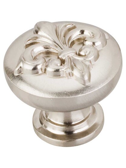 Alternate View 4 of Lafayette Raised Fleur-De-Lis Cabinet Knob - 1 3/8 inch Diameter.