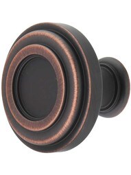 Lafayette Ringed Cabinet Knob - 1 3/8" Diameter