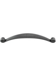 Lille Palm-Leaf Cabinet Pull - 6 1/4 inch Center-to-Center in Gunmetal.