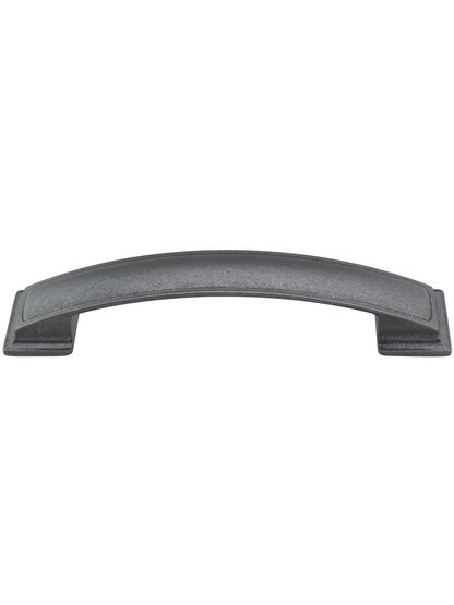 Annadale Pillow Cabinet Pull - 5 inch Center-to-Center in Gunmetal.