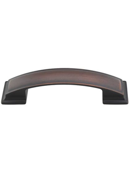 2 in. Center-to-Center Satin Nickel Antique Pillow Cup Pull