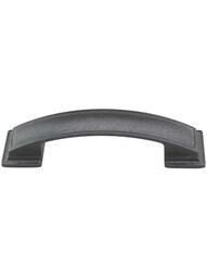 Annadale Pillow Cabinet Pull - 3 3/4 inch Center-to-Center in Gunmetal.