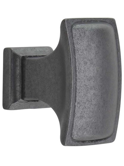 Annadale 1-1/2 inch Pillow Cabinet Knob in Gunmetal.