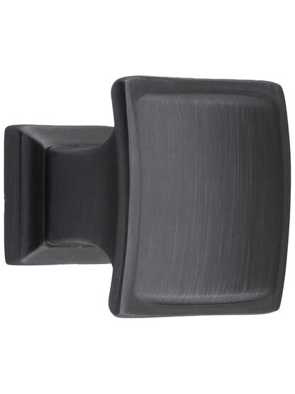 Annadale 1-1/4 inch Pillow Cabinet Knob in Gunmetal.