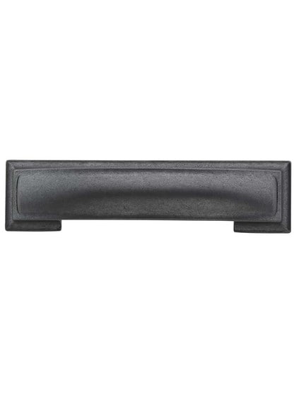 Annadale Pillow Cup Cabinet Pull - 3 3/4 inch Center-to-Center in Gunmetal.