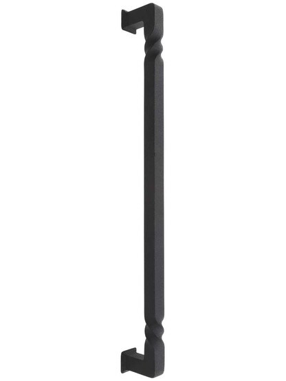 Tahoe Rustic Appliance Pull - 12 inch Center-to-Center in Black.