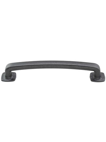 Belcastel Flat-Bottom Pull - 5 inch Center-to-Center in Gunmetal.
