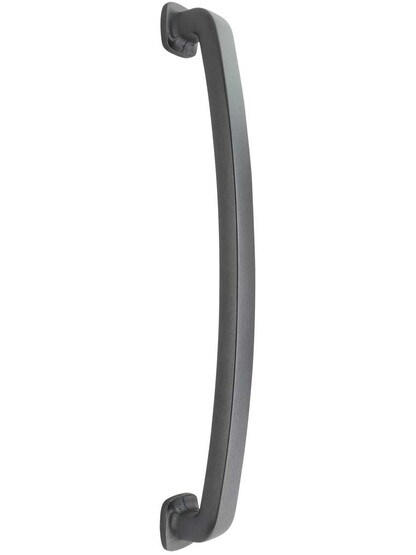 Belcastel Flat-Bottom Appliance Pull - 12 inch Center-to-Center in Gunmetal.