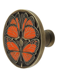 Monarch Butterfly Cabinet Knob