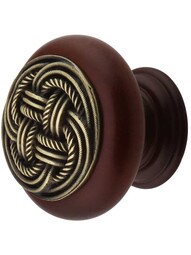 Classic Weave Wood Knob