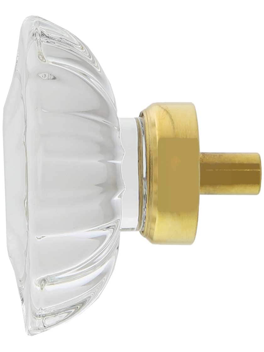 Alternate View of Chateau Lead-Free Crystal Cabinet Knob - 1 3/4 inch x 1 1/16 inch.