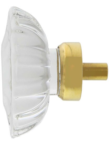 Alternate View of Chateau Lead-Free Crystal Cabinet Knob - 1 3/4 inch x 1 1/16 inch.