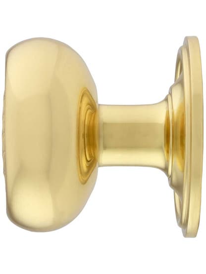 Alternate View of Pasadena Cabinet Knob - 1 3/8 inch Diameter with Classic Rosette.