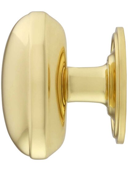 Alternate View of Homestead Cabinet Knob - 1 1/8 inch x 1 3/4 inch with Classic Rosette.