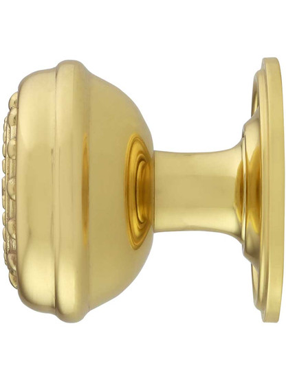 Alternate View of Meadows Cabinet Knob - 1 3/8 inch Diameter with Classic Rosette.