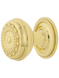 Meadows Cabinet Knob - 1 3/8" Diameter with Rope Rosette