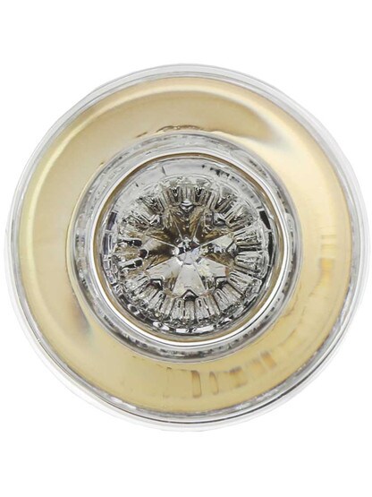 Alternate View 2 of Round Clear Crystal Cabinet Knob - 1 3/8 inch Diameter.