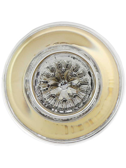 Round Clear Lead-Free Crystal Cabinet Knob - 1 3/8" Diameter