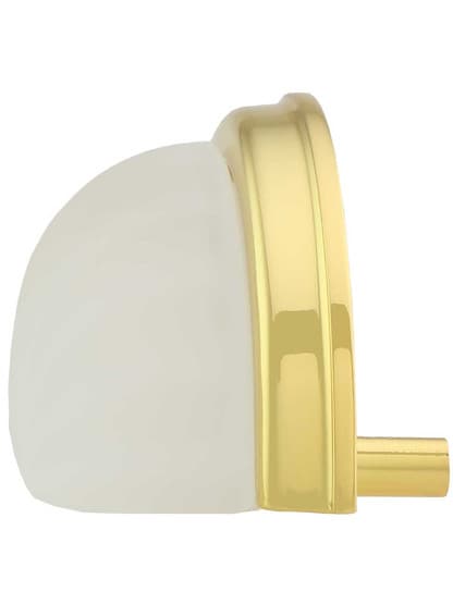 Alternate View of Frosted Fluted Crystal Cup Pull - 3 inch Center-to-Center.