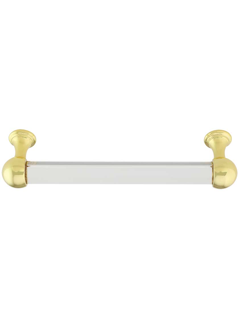 Lead-Free Crystal Handle Pull - 5" Center-to-Center