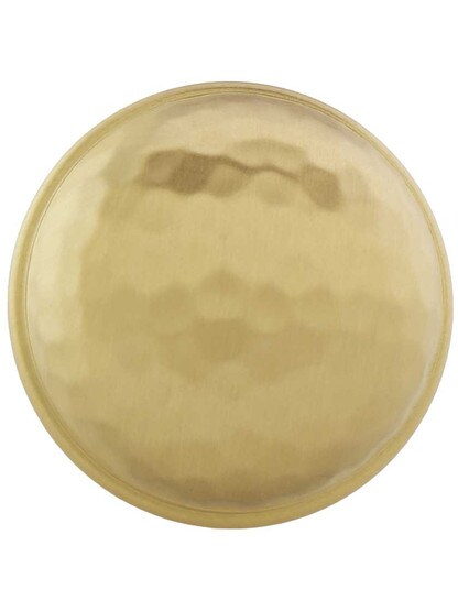 Alternate View 2 of Atherton Hammered Surface Cabinet Knob with Plain Edge - 1 1/4 inch Diameter.