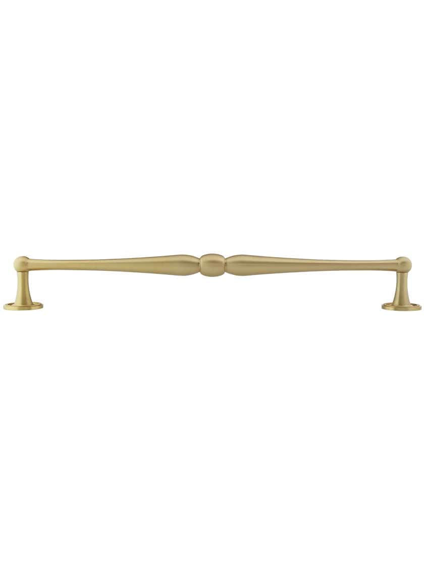 Alternate View of Atherton II Appliance Pull with Knurled Footplates - 15 inch Center-to-Center.