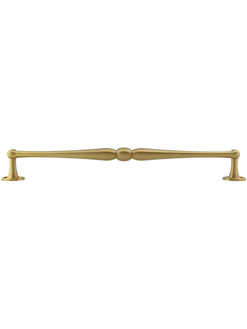 Alternate View of Atherton II Appliance Pull with Plain Footplates - 15 inch Center-to-Center.