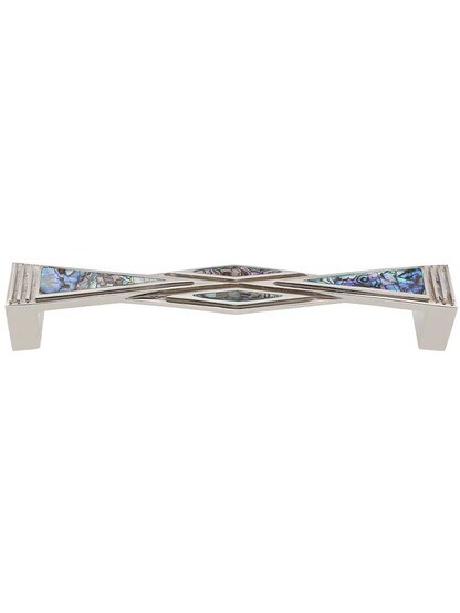 Crescendo Decorative Cabinet Pull with Imperial Shell - 5 5/8 inch Center-to-Center.