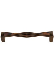 Crescendo Decorative Cabinet Pull with Tiger Pen Shell - 5 5/8 inch Center-to-Center.