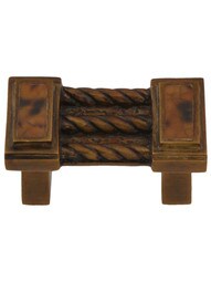 Symphony Drawer Pull with Penshell Inlay - 1 1/4 inch Center-to-Center.