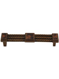 Symphony Cabinet Pull with Penshell Inlay - 4 1/2 inch Center-to-Center.