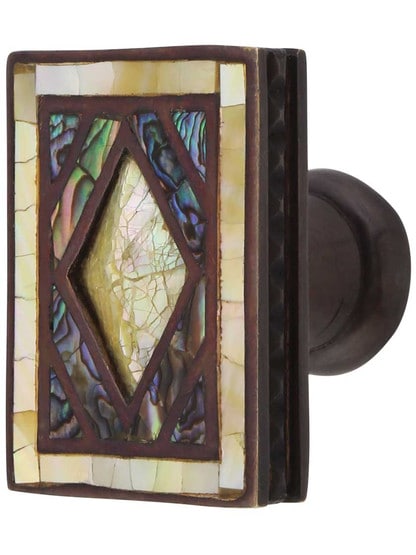 Avalon Bay Rectangular Cabinet Knob - 1 13/16 inch x 1 3/8 inch.