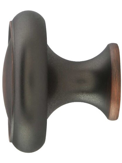 Alternate View of Primrose Traditional Plain Cabinet Knob - 1 1/4 inch Diameter.