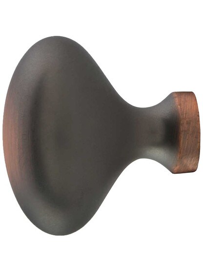 Alternate View of Primrose Smooth Oval Cabinet Knob - 1 3/8 inch x 7/8 inch.