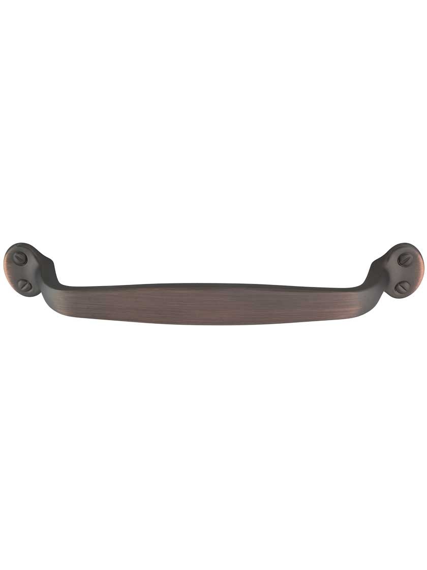 Alternate View 2 of Aurora Solid-Brass Cabinet Pull - 6 inch Center-to-Center.