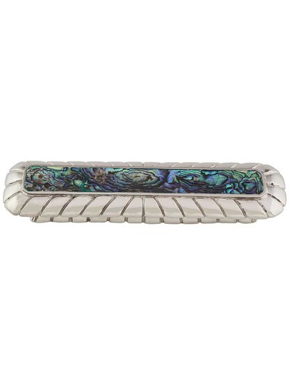 Oblong Decorative Cabinet Pull in Imperial Shell - 3 inch Center-to-Center.